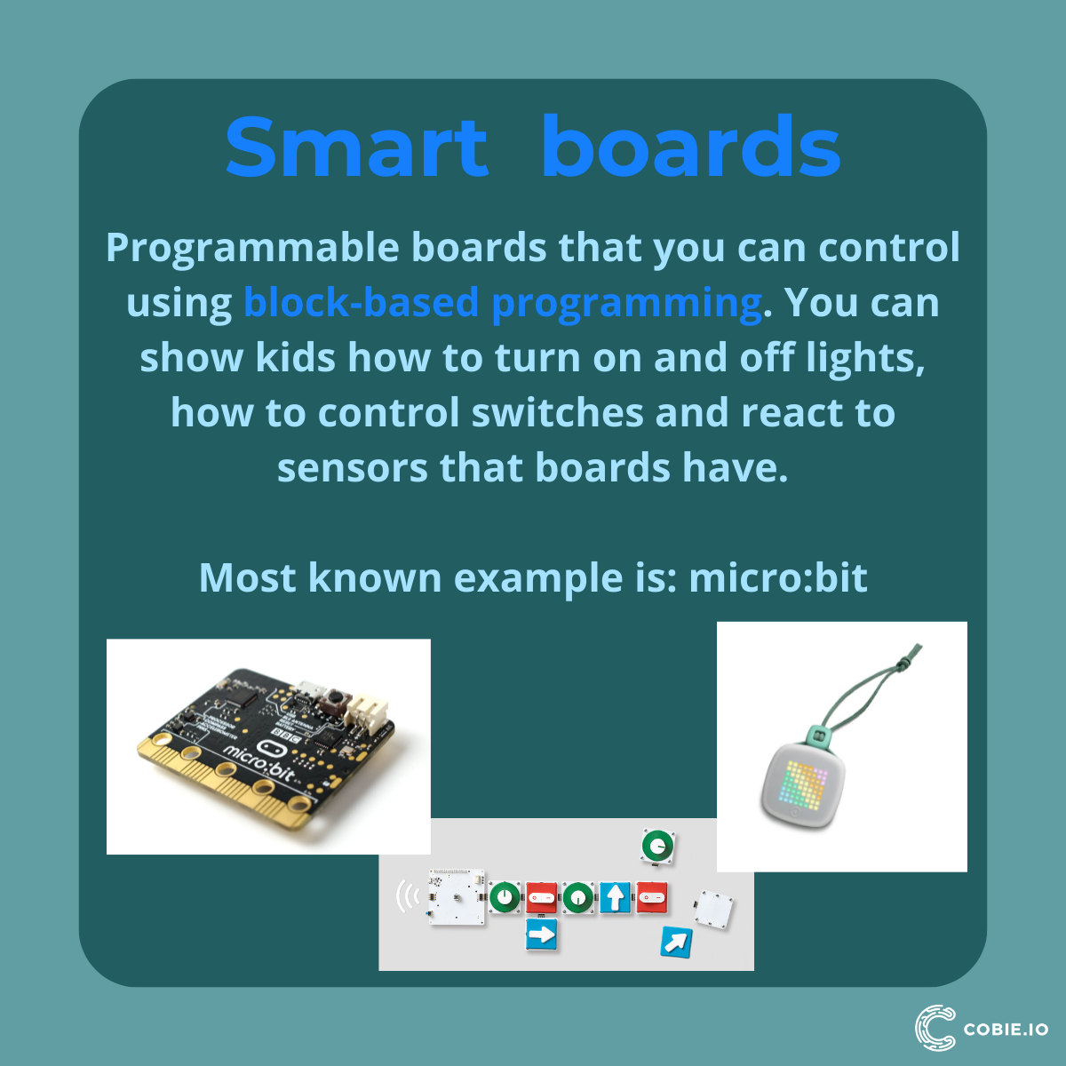 Hardware for teaching kids how to code - Cobie AI